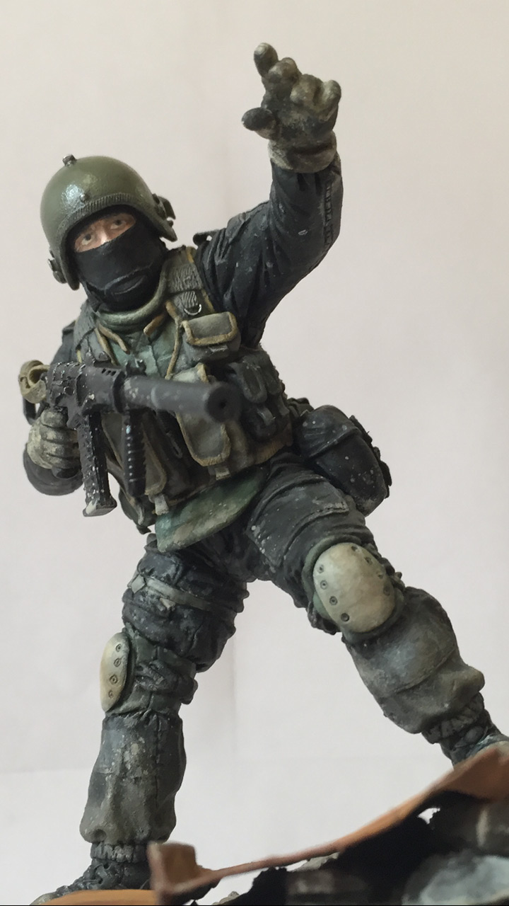 Sculpture: Russian special forces trooper, photo #7