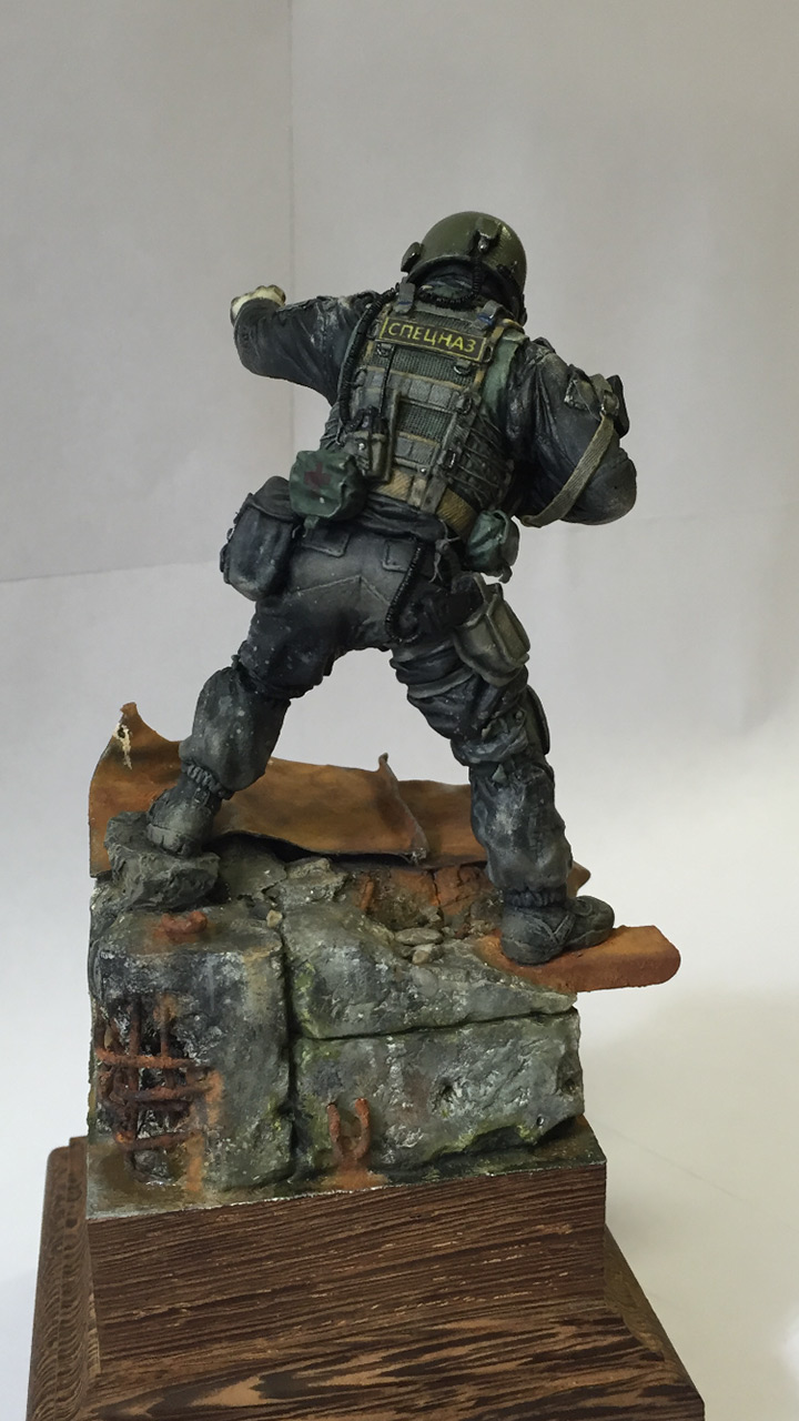 Sculpture: Russian special forces trooper, photo #8