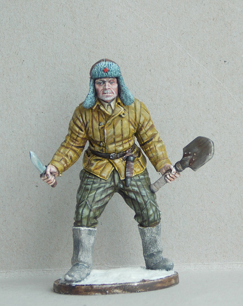 Figures: Red army soldier, 1941-43, photo #1
