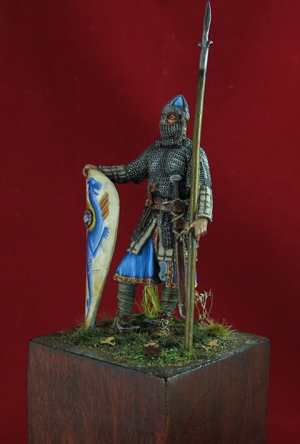 Фигурки: Норманнский рыцарь Гуго де Гранмесниль. Хастингс, 14.10.1066, фото #2