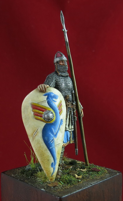 Фигурки: Норманнский рыцарь Гуго де Гранмесниль. Хастингс, 14.10.1066, фото #9