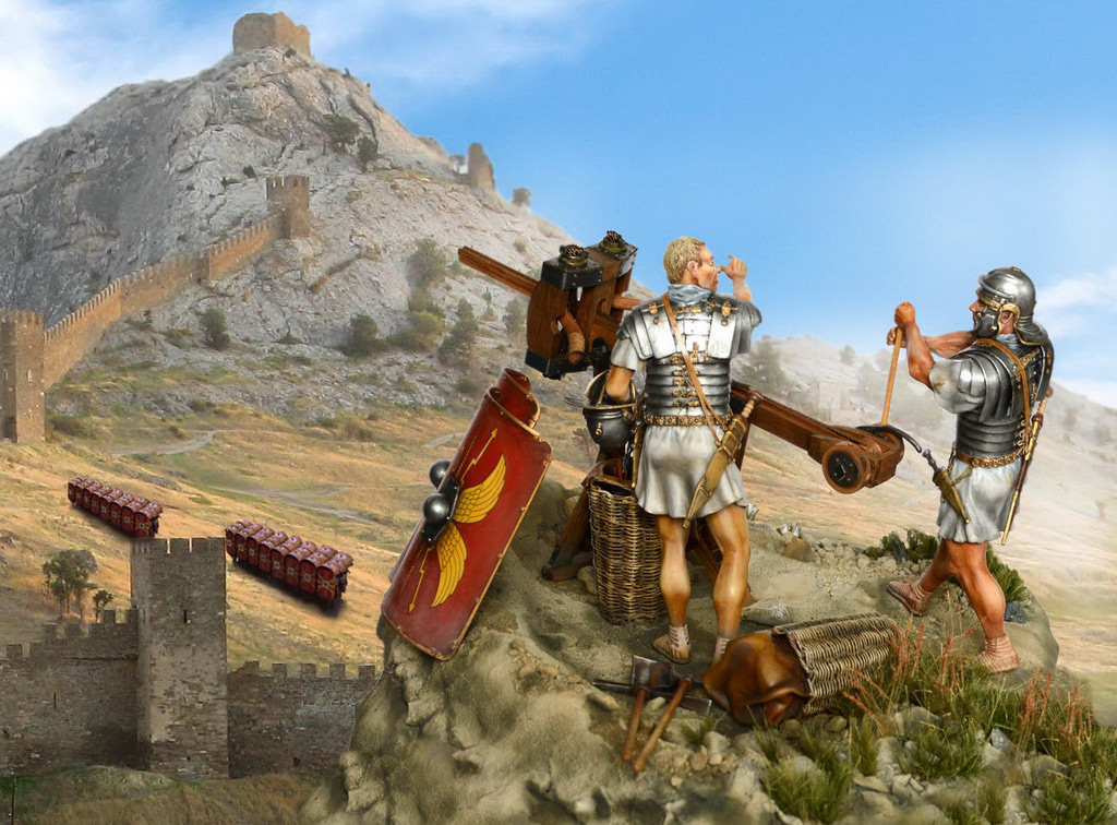 Диорамы и виньетки: Римские артиллеристы, фото #1