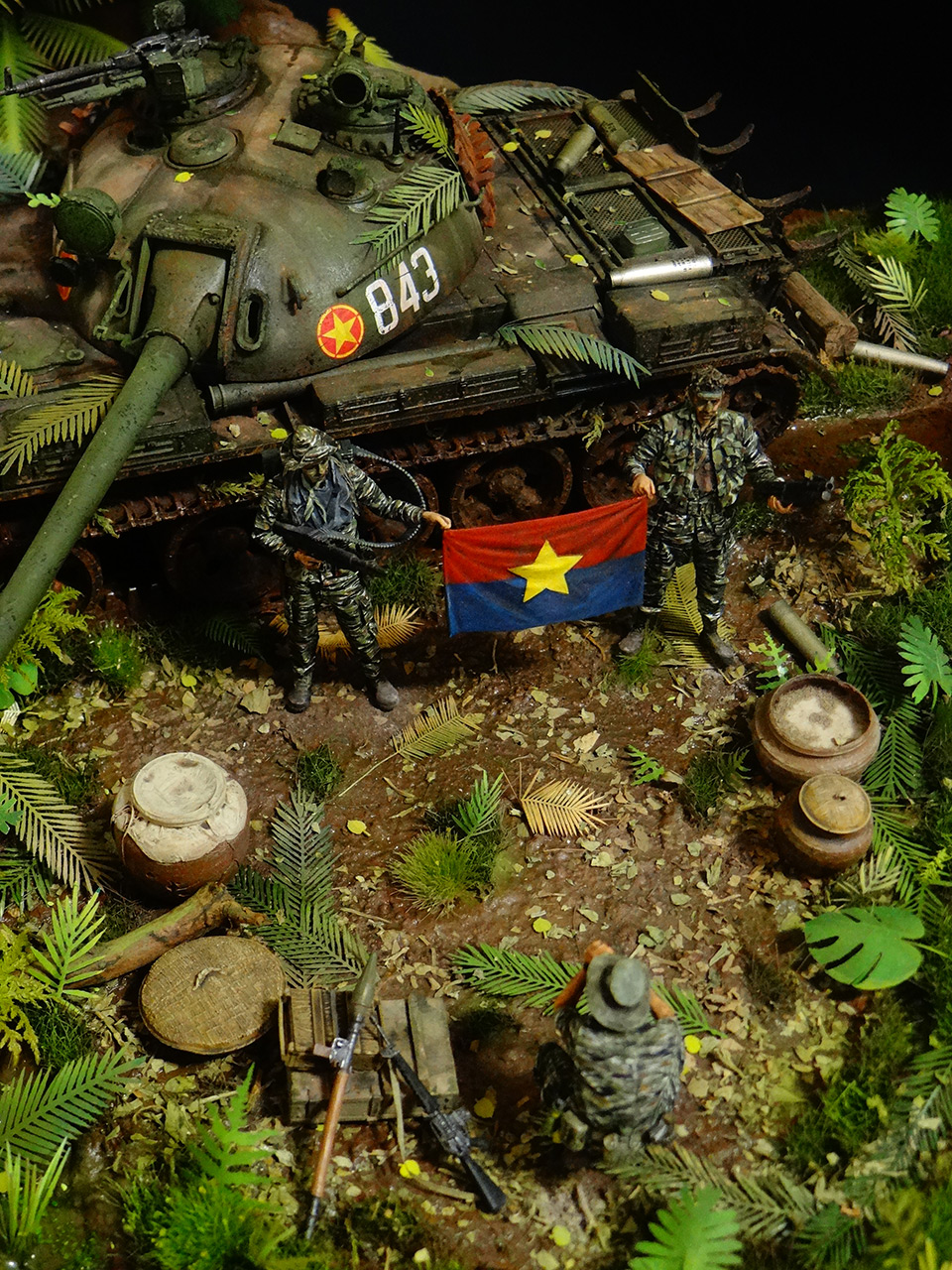 Диорамы и виньетки: Т-54. Вьетнам, фото #11