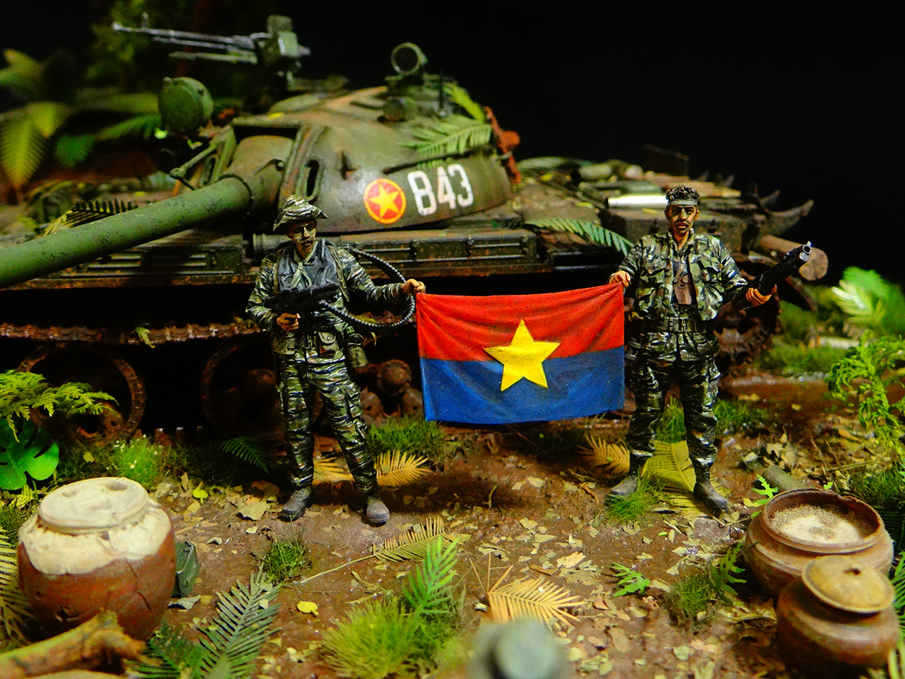 Диорамы и виньетки: Т-54. Вьетнам, фото #2