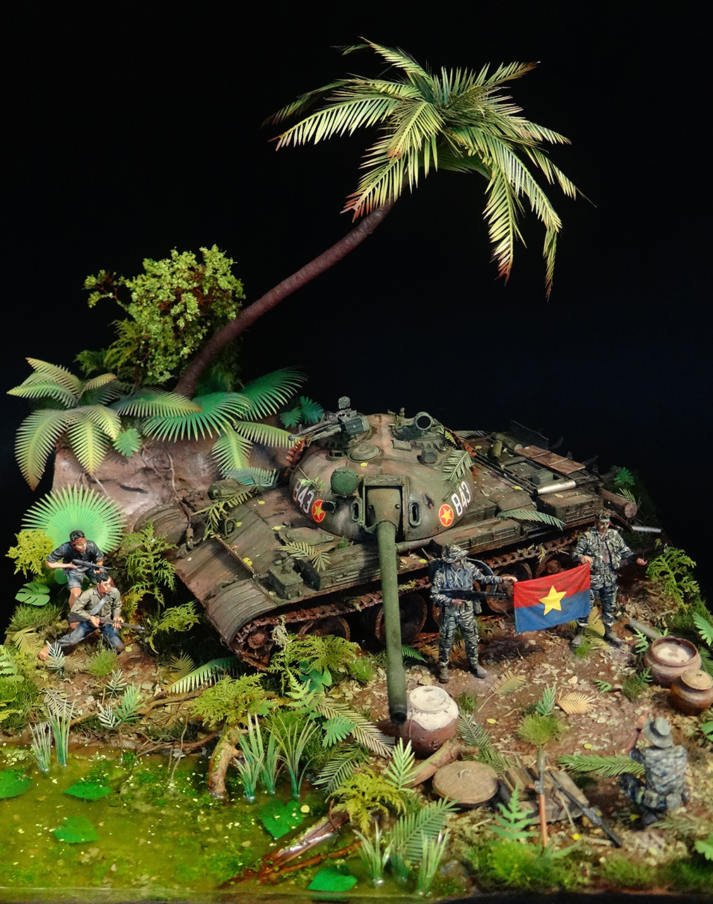 Диорамы и виньетки: Т-54. Вьетнам, фото #3
