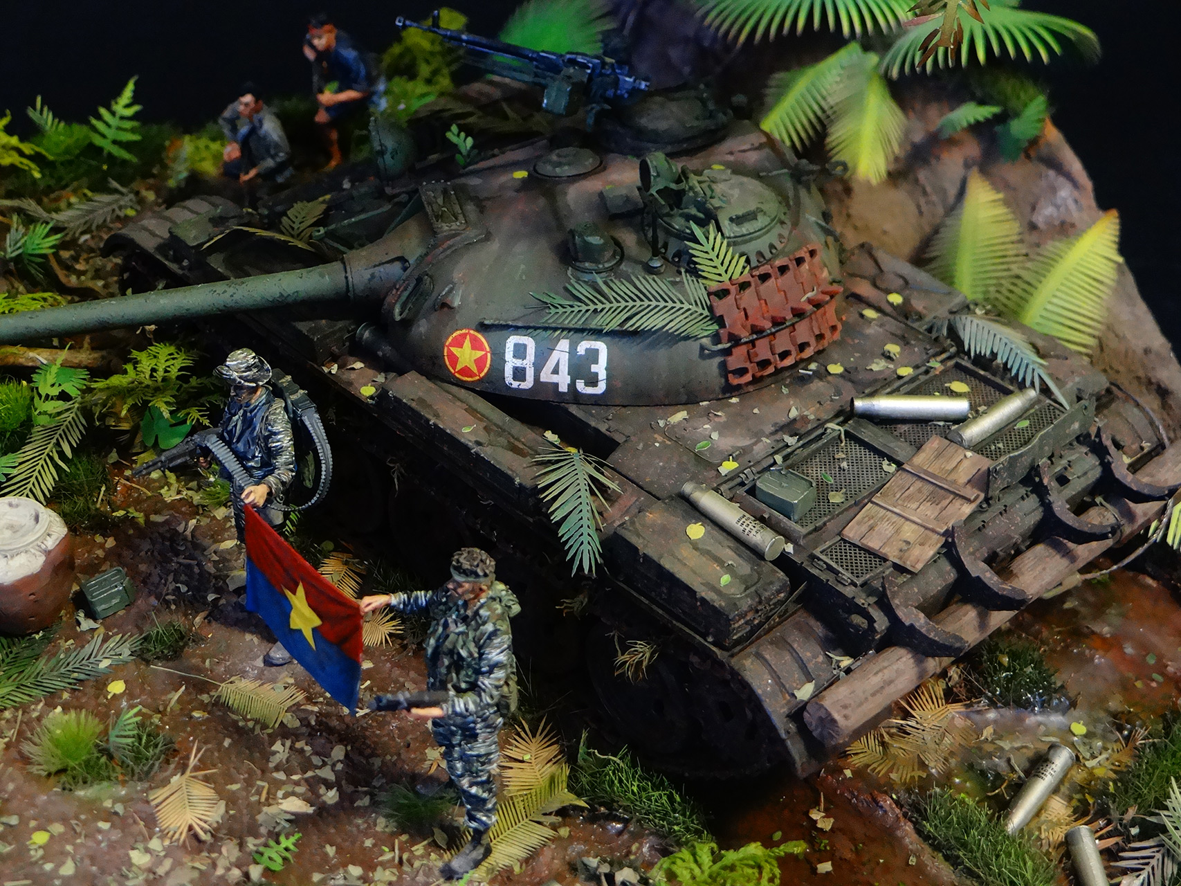 Диорамы и виньетки: Т-54. Вьетнам, фото #5