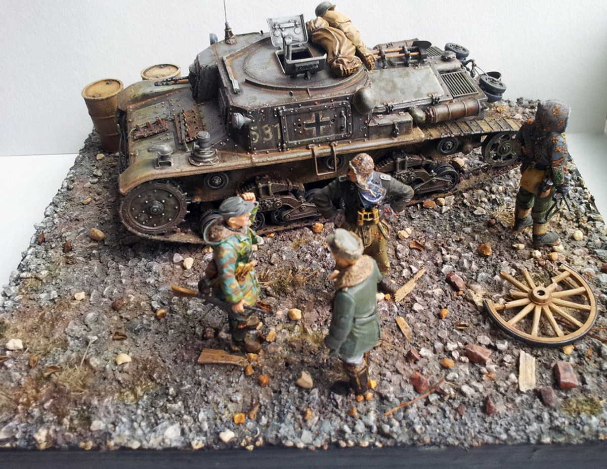 Dioramas and Vignettes: Somewhere in Europe. 1944, photo #1