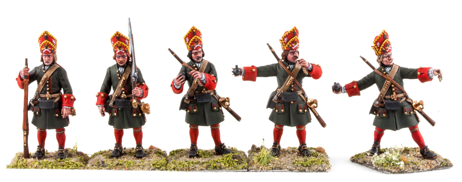 Figures: Grenadiers, infantry regiments of Peter the Great, photo #13