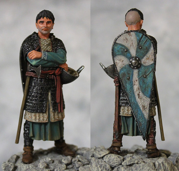 Figures: Norman knight, XI cent.