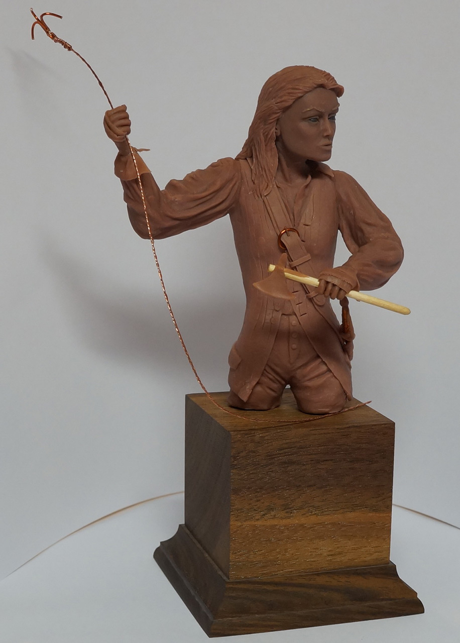 Sculpture: Female pirate captain, photo #5