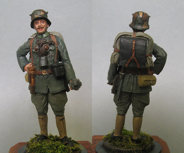Фигурки: Лейтенант пехотного полка. Германия, 1918 г.