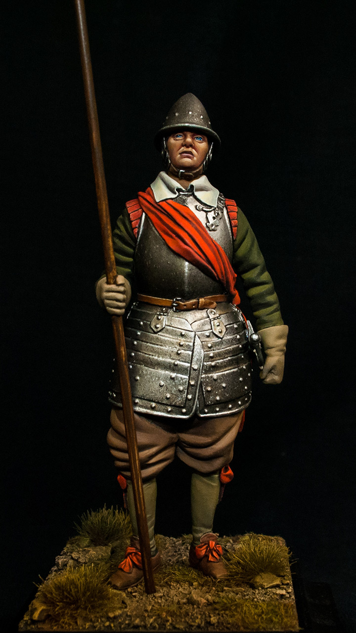 Figures: European pikeman, XVII cent., photo #1