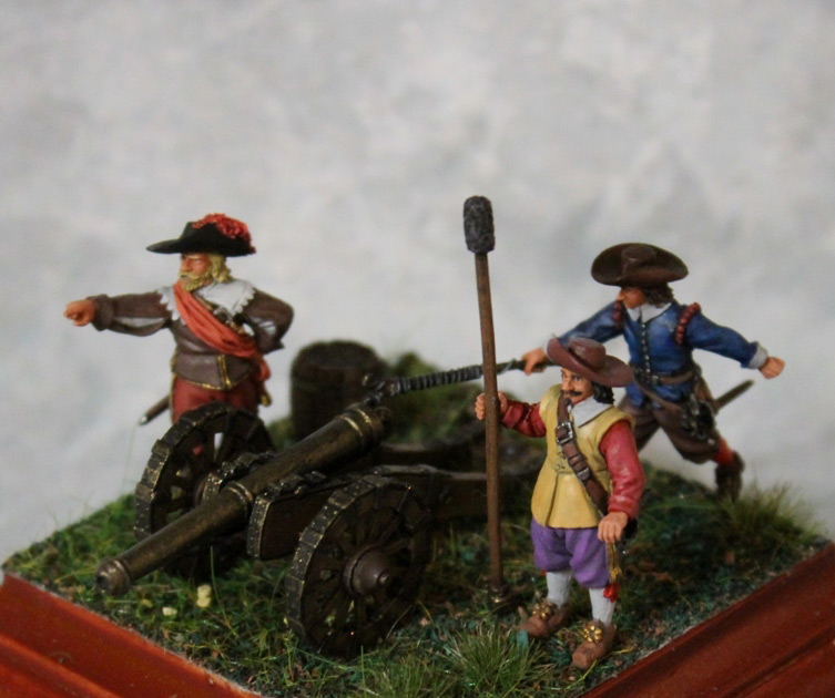 Диорамы и виньетки: Артиллеристы с пушкой, XVII век, фото #4