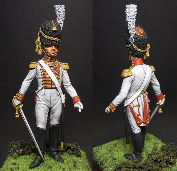 Figures: Guard grenadiers officer, Westfalia