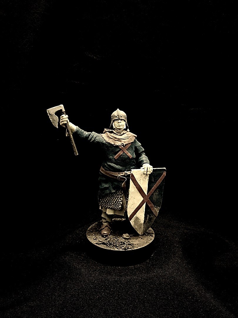 Sculpture: Burgundian soldier, Hundred Years' War, photo #3