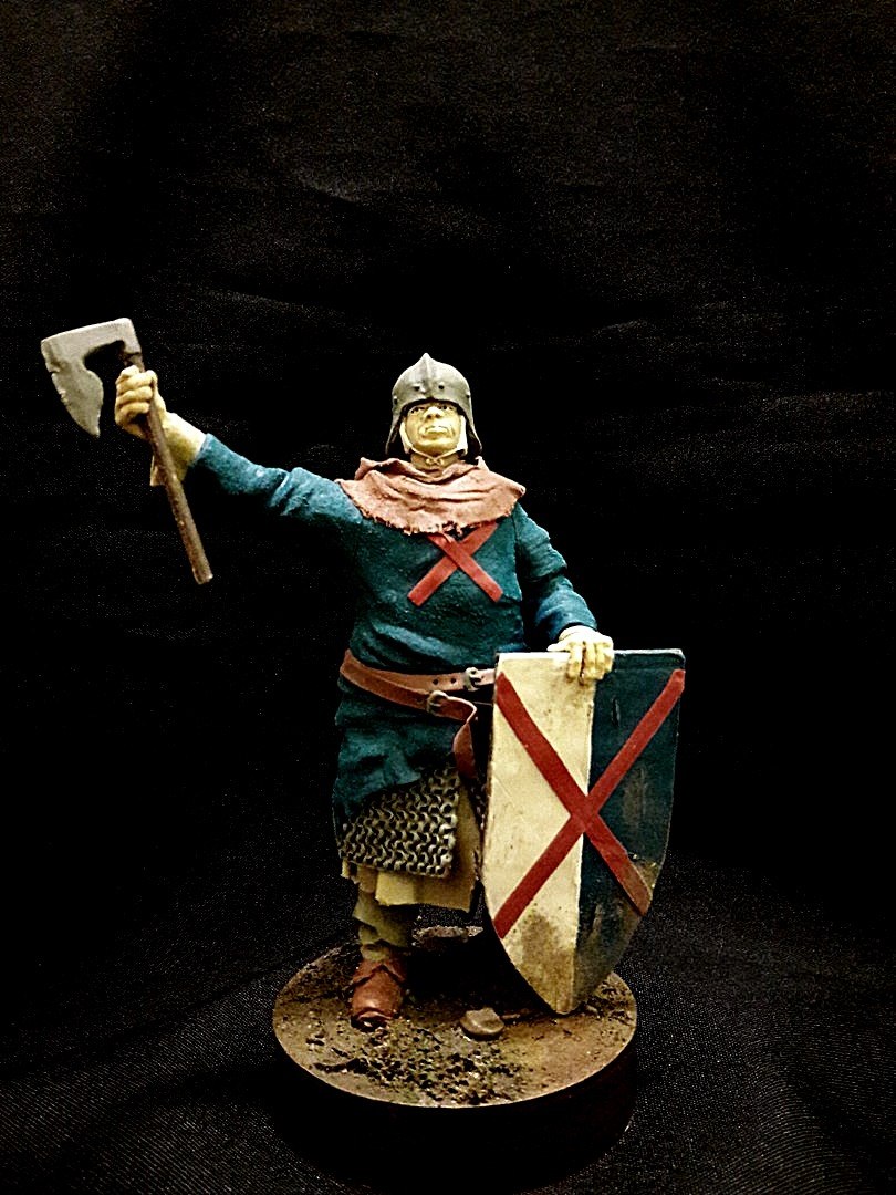 Sculpture: Burgundian soldier, Hundred Years' War, photo #4