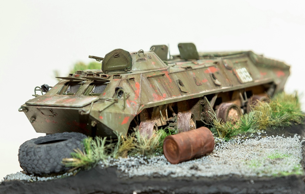Dioramas and Vignettes: BTR-70. Abandoned and forgotten, photo #1