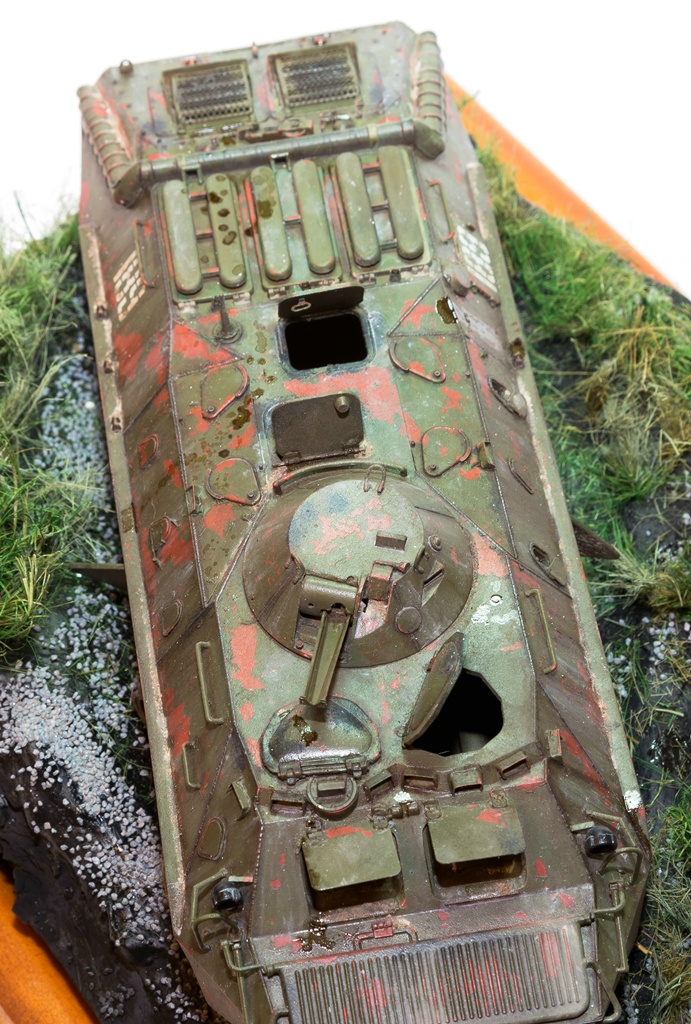 Dioramas and Vignettes: BTR-70. Abandoned and forgotten, photo #14