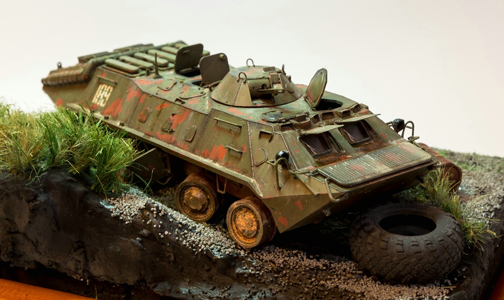 Dioramas and Vignettes: BTR-70. Abandoned and forgotten, photo #8