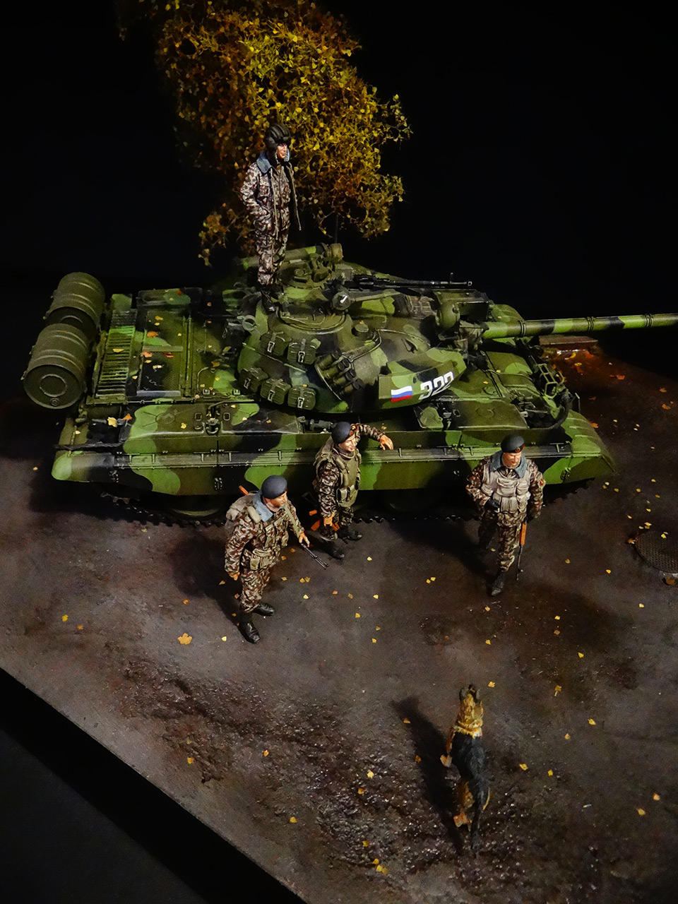 Dioramas and Vignettes: T-55AM, Russian Marines, photo #6