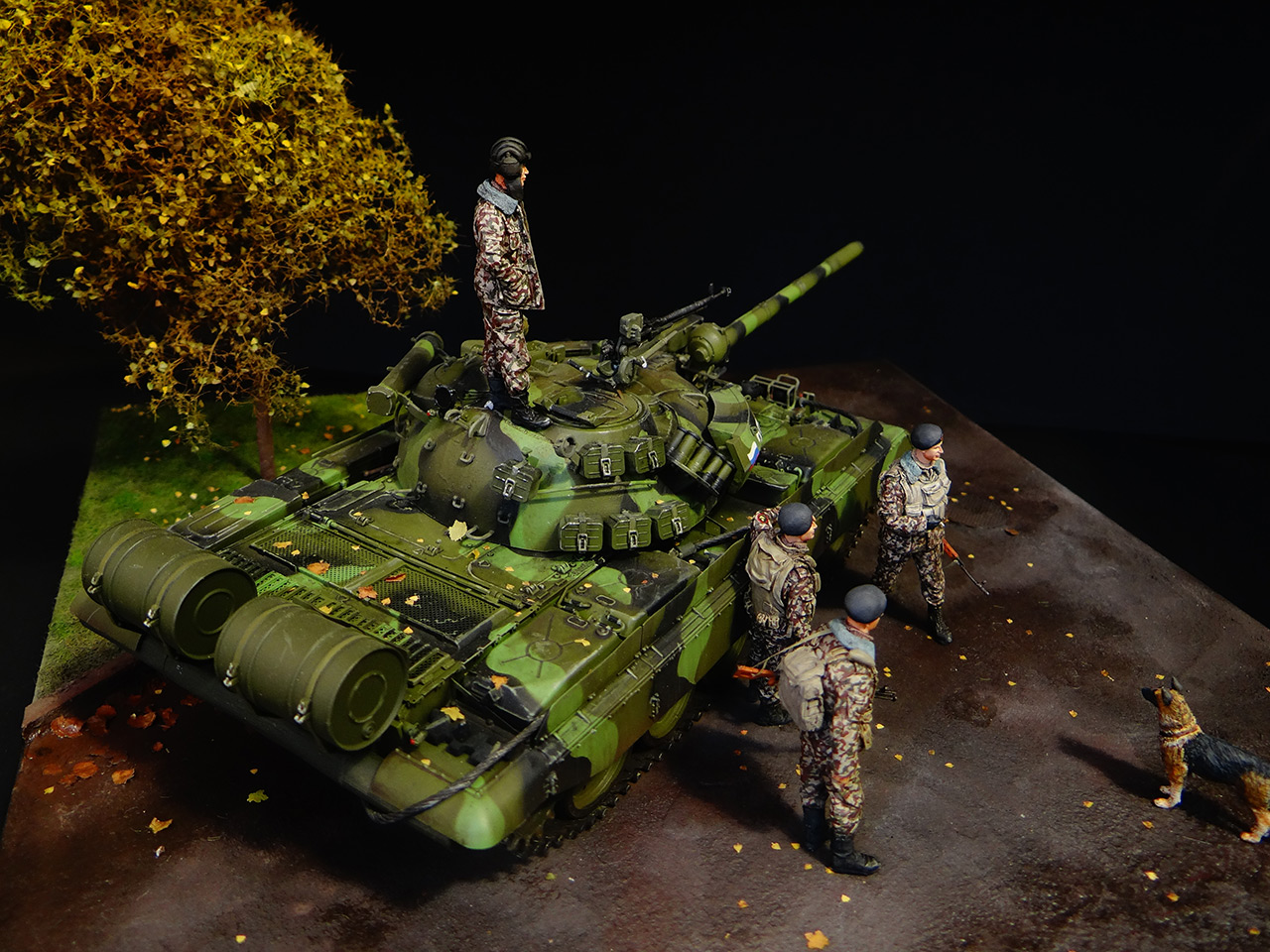 Dioramas and Vignettes: T-55AM, Russian Marines, photo #7