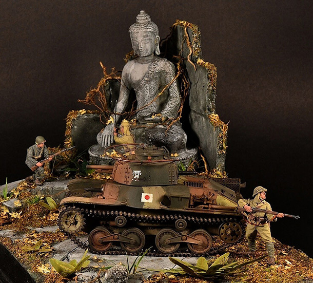 Dioramas and Vignettes: At The Feet of Buddha