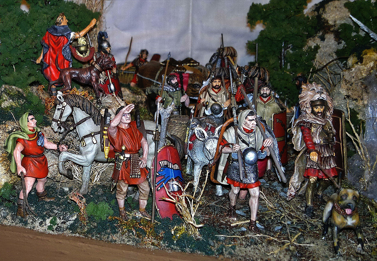 Диорамы и виньетки: Легионы Цезаря на марше, фото #6