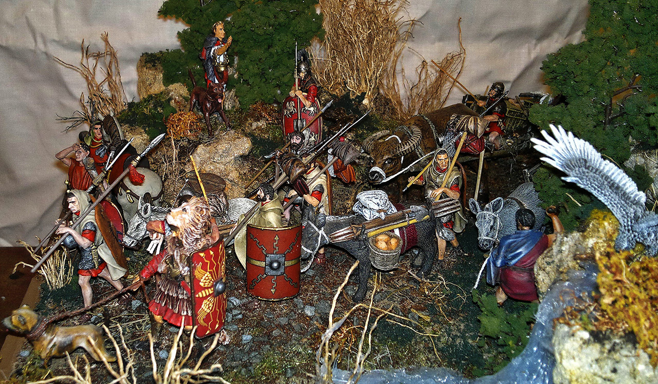 Диорамы и виньетки: Легионы Цезаря на марше, фото #7