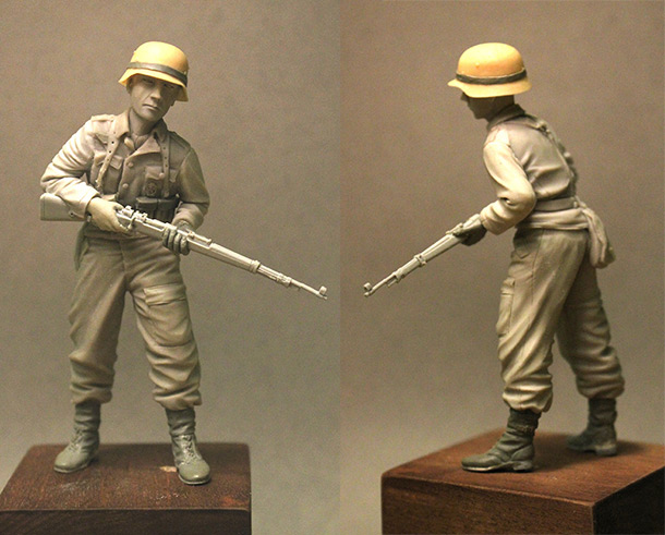 Sculpture: Wehrmacht soldier