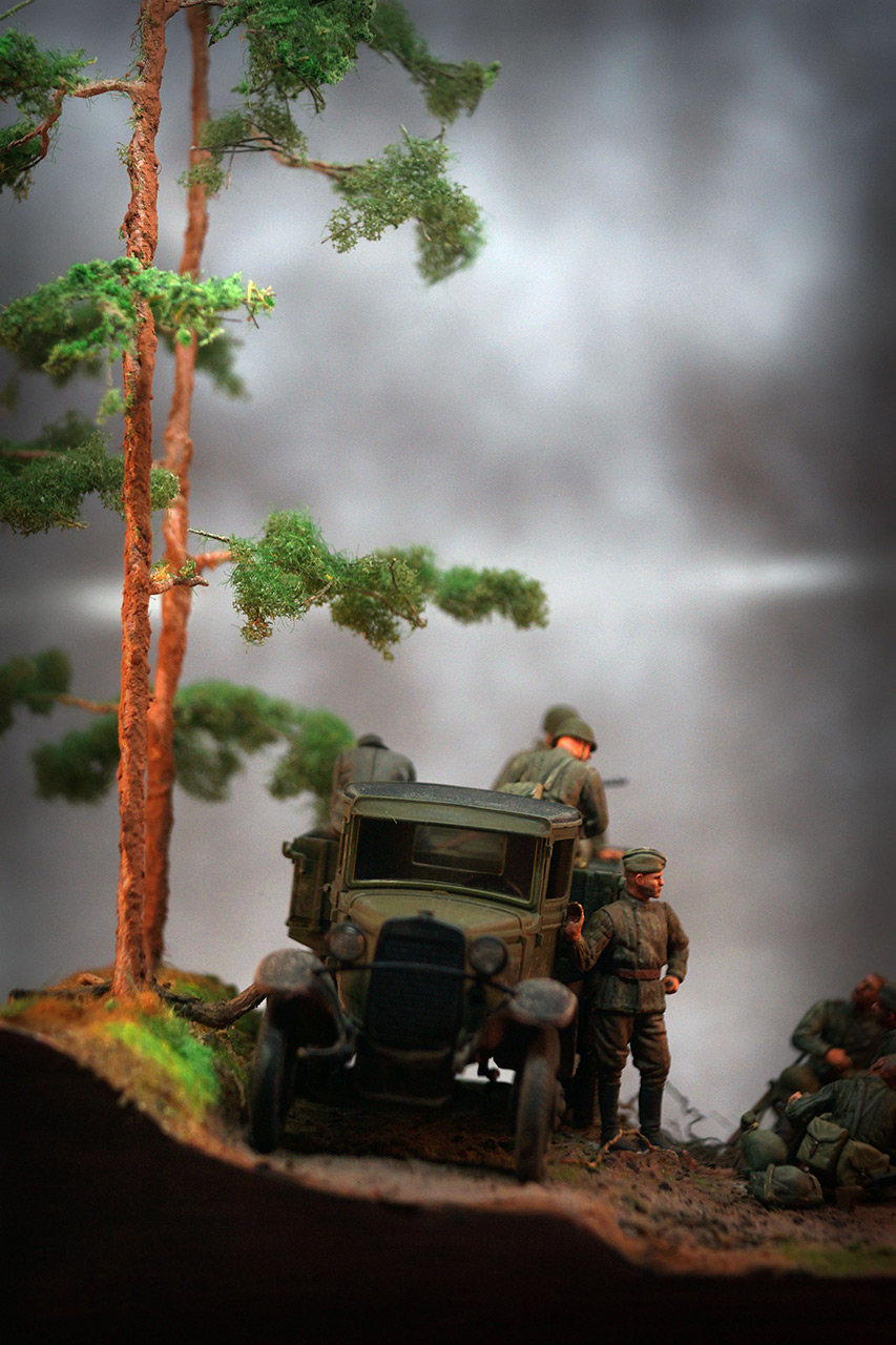 Dioramas and Vignettes: Morning in pine forest, photo #5