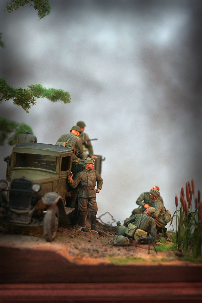 Dioramas and Vignettes: Morning in pine forest, photo #6