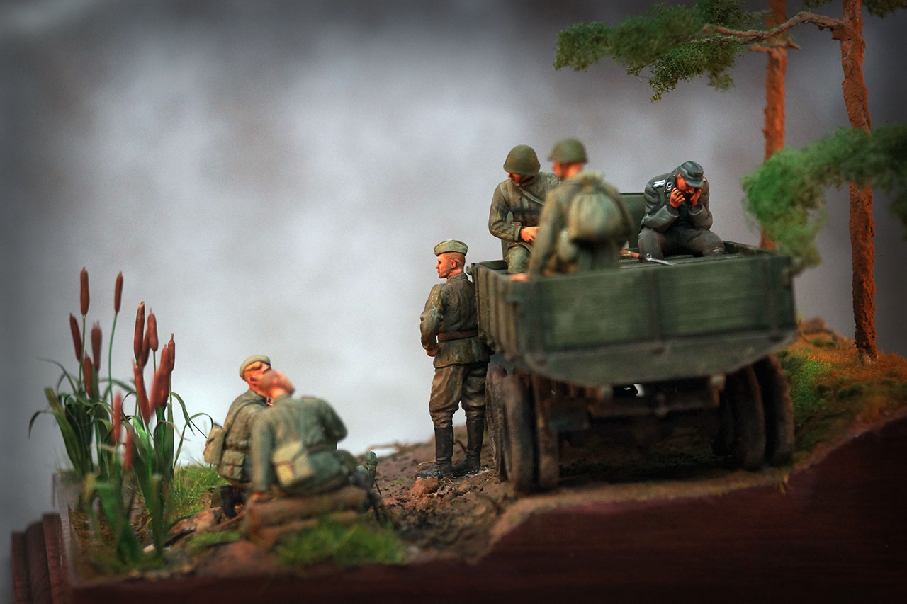 Dioramas and Vignettes: Morning in pine forest, photo #8