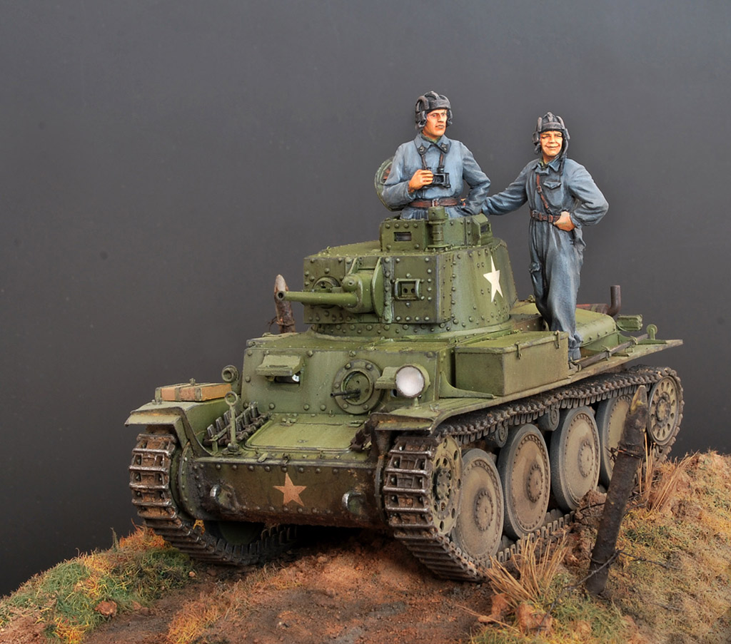 Диорамы и виньетки: PzKpfw 38(t) Ausf.E на службе РККА, фото #1
