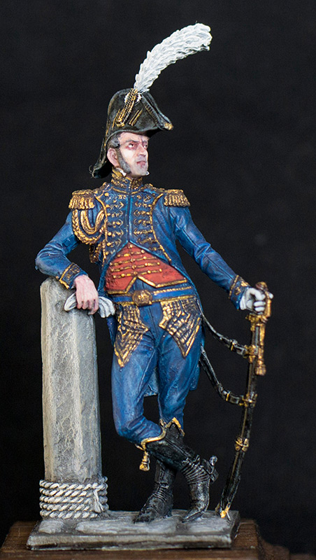 Figures: Marine officer of Emperor's Guard, France, 1807-11, photo #1