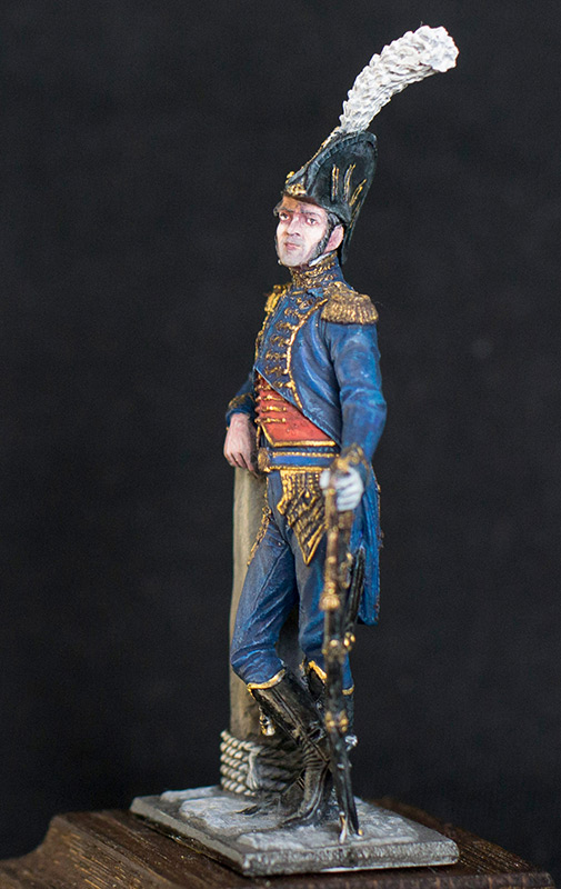 Figures: Marine officer of Emperor's Guard, France, 1807-11, photo #2