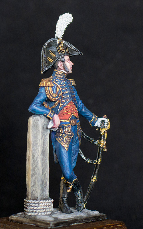 Figures: Marine officer of Emperor's Guard, France, 1807-11, photo #4