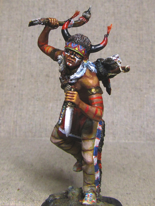 Figures: Sioux warrior, photo #1