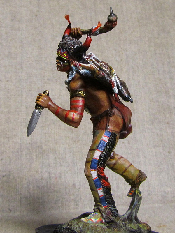 Figures: Sioux warrior, photo #8