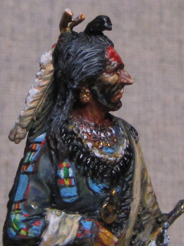Figures: Blackfoot warrior, photo #10