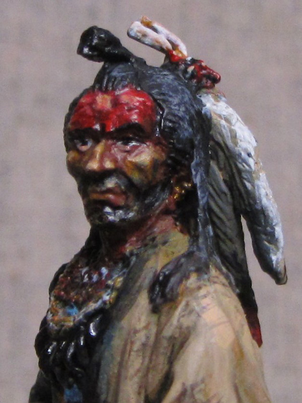 Figures: Blackfoot warrior, photo #11