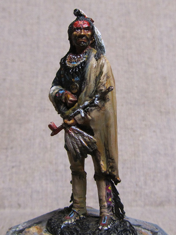 Фигурки: Воин племени черноногих, фото #2