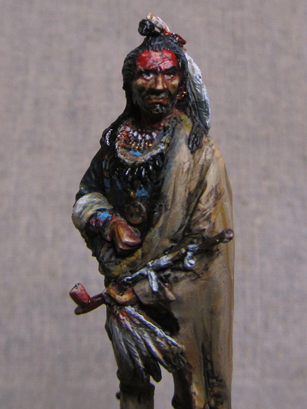 Figures: Blackfoot warrior, photo #8