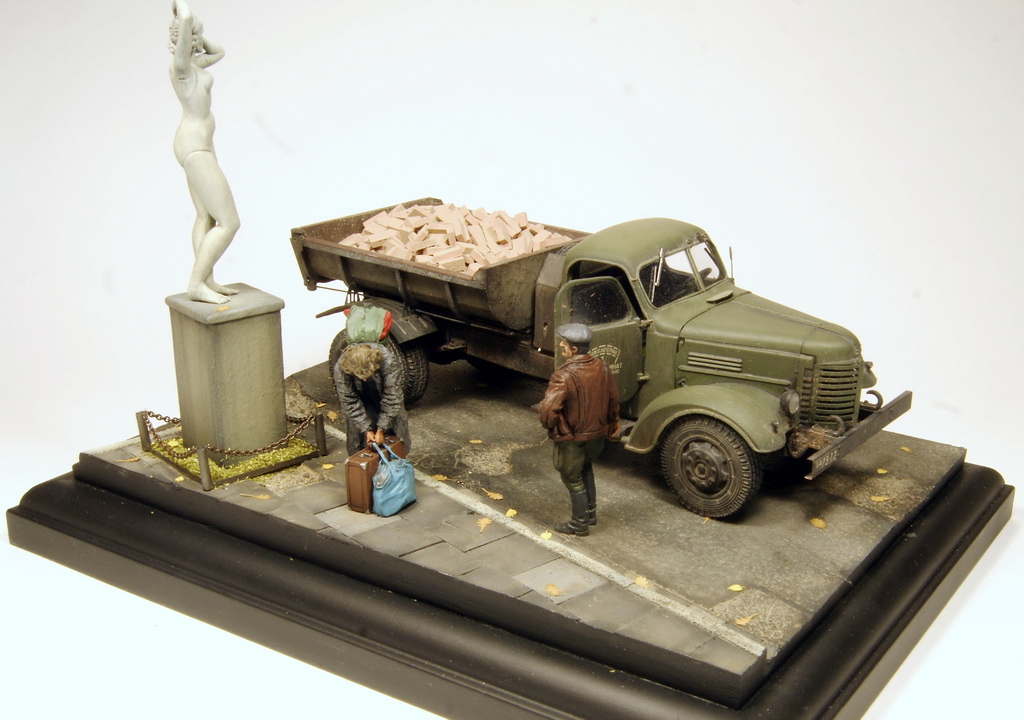 Dioramas and Vignettes: ZiS-MMZ-585. The fellow traveler, photo #1