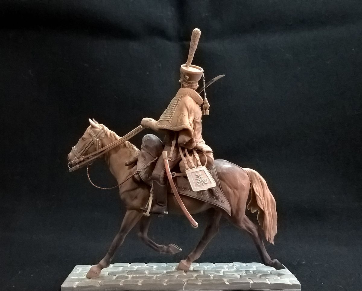 Sculpture: Hussars private, Russia, 1812, photo #4