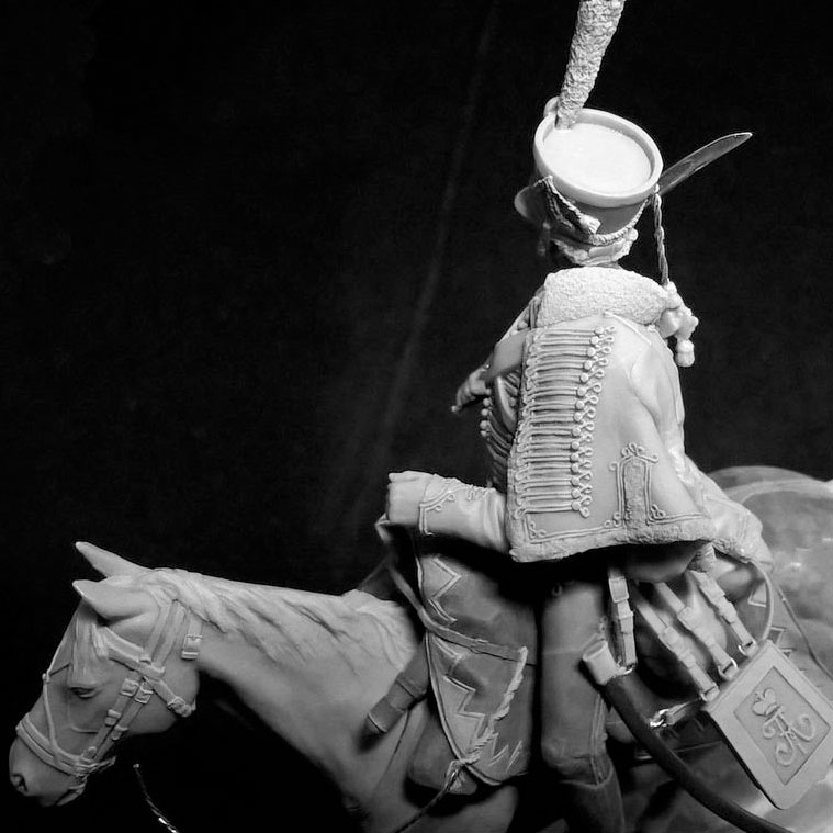 Sculpture: Hussars private, Russia, 1812, photo #7