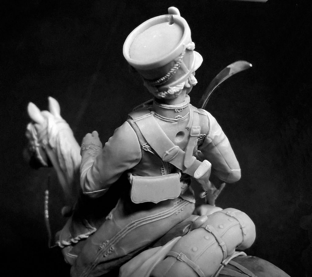 Sculpture: Hussars private, Russia, 1812, photo #8