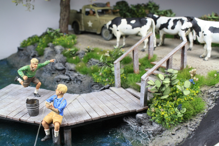 Dioramas and Vignettes: Countryside traffic, photo #10