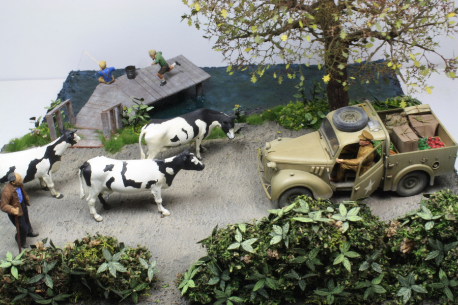 Dioramas and Vignettes: Countryside traffic, photo #2