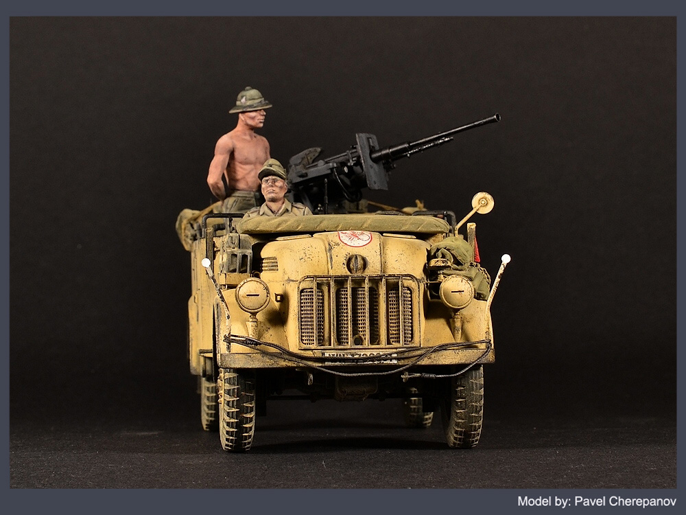 Dioramas and Vignettes: Steyr 1500A with 20mm AA gun, photo #8
