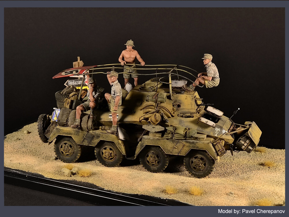 Dioramas and Vignettes: Sd.Kfz. 263 with crew, photo #3